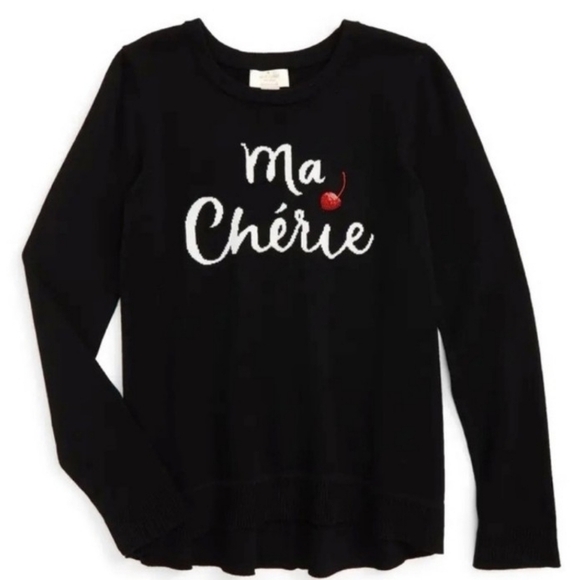 Kate Spade New York Ma Chérie Toddler Black Sweater Sizes 3Y - Picture 13 of 14